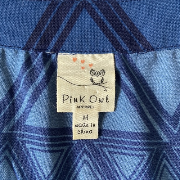 Pink Owl geometric blouse - Picture 3 of 8